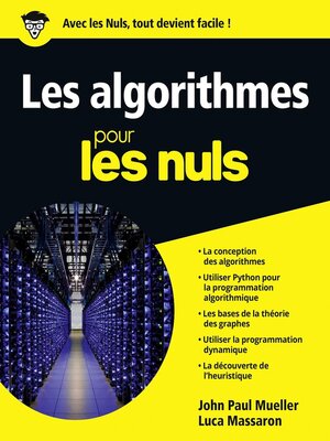 cover image of Les algorithmes pour les Nuls grand format